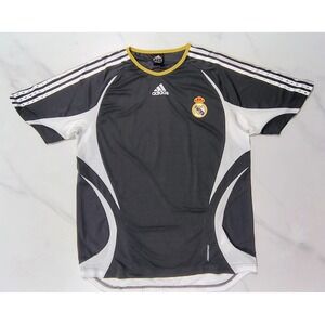 Real Madrid 2006-2007 Training Pullover Shirt Mens L Soccer Adidas Short Sleeve